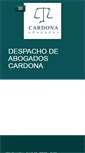 Mobile Screenshot of cardona-abogados.es